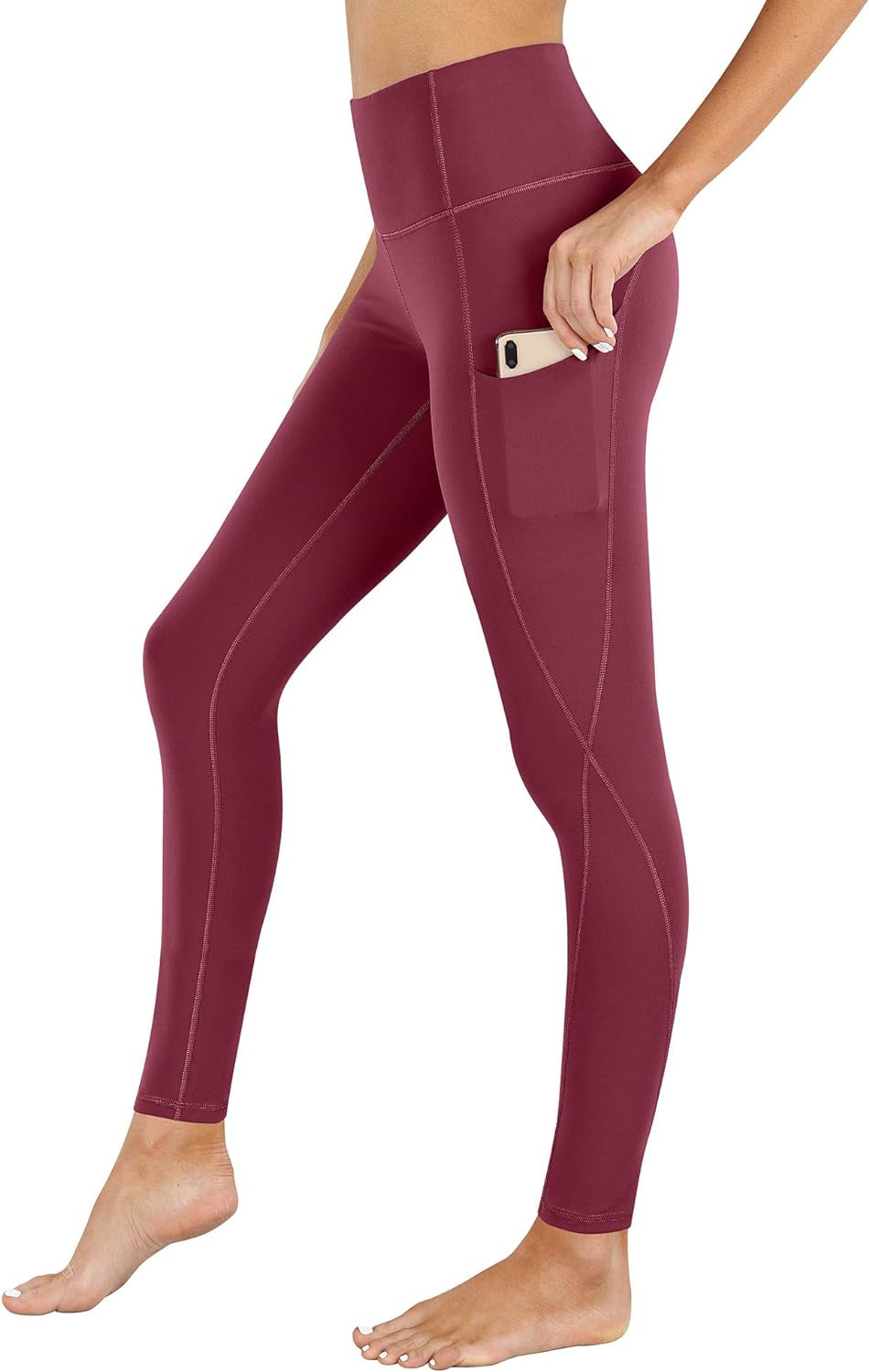 High Waist Yoga Pants Women with Pockets, Leggings for Women Tummy Control, Workout Leggings