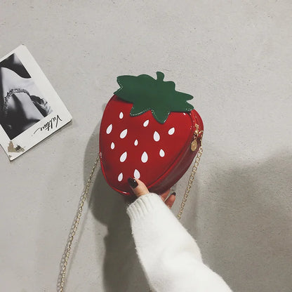 Strawberry Shaped Designer Bag