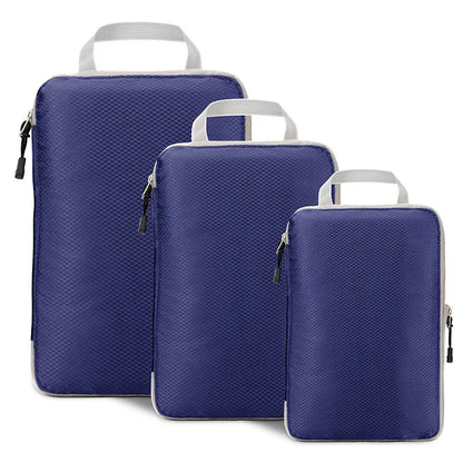 3PCS Travel Compressible Packing Bags