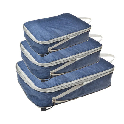 3PCS Travel Compressible Packing Bags