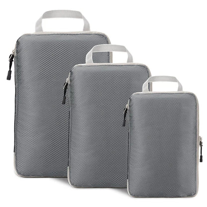 3PCS Travel Compressible Packing Bags