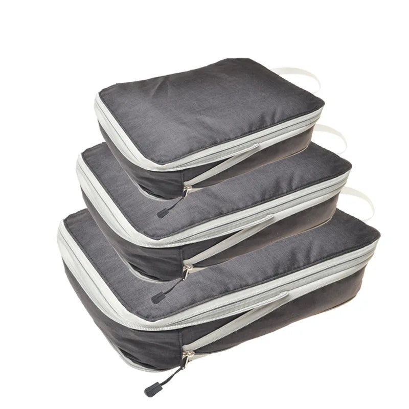 3PCS Travel Compressible Packing Bags