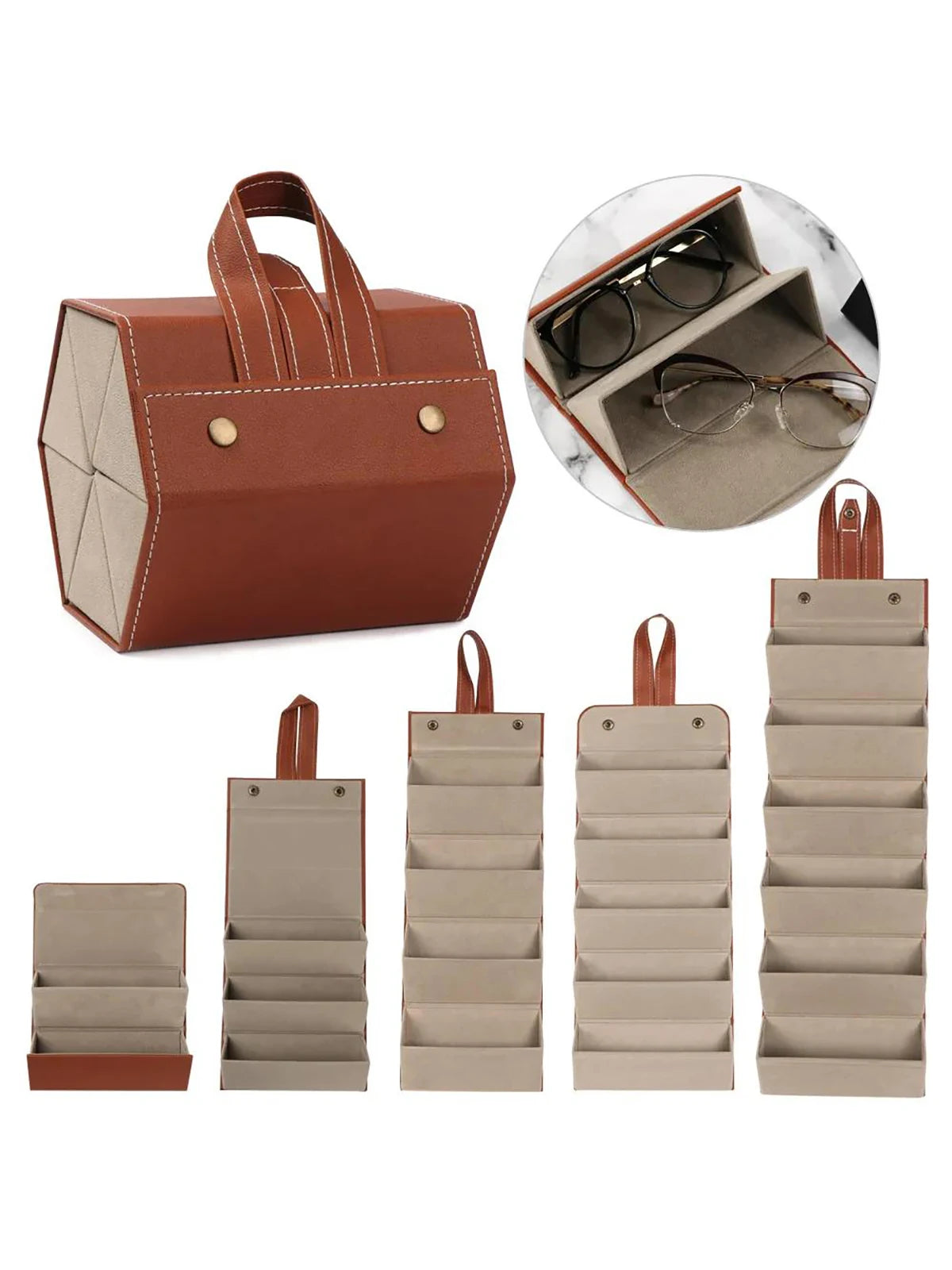 Leather Sunglasses Storage Case