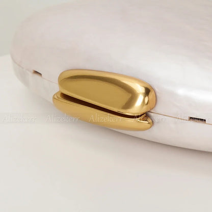 Oval Shaped Acrylic Evening Bags