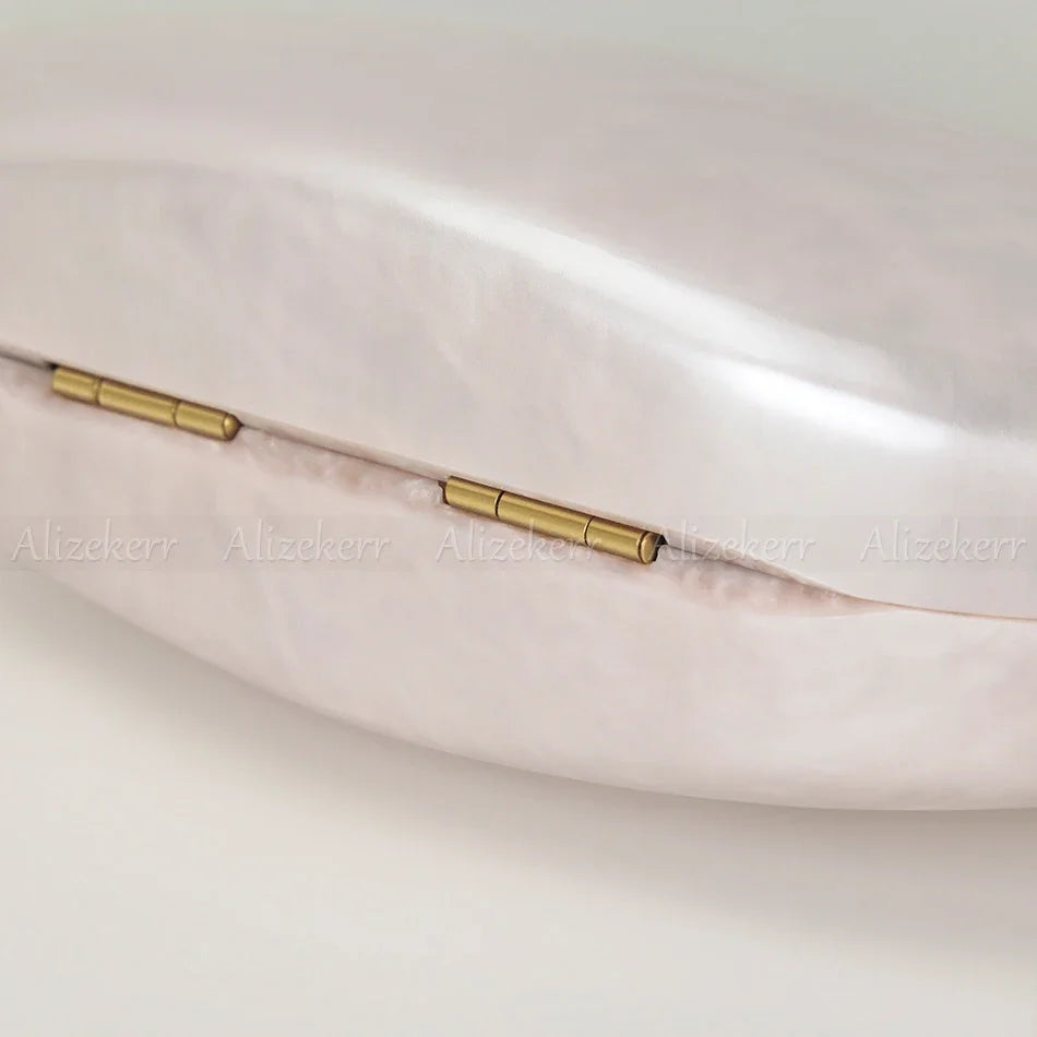 Oval Shaped Acrylic Evening Bags