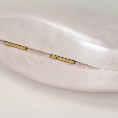 Oval Shaped Acrylic Evening Bags